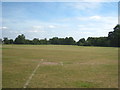 The south eastern corner of the school playing field at Bishopshalt School