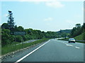 A7 southbound nears the Auchenrivock turn