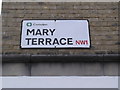 Street sign, Mary Terrace NW1