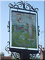 Close up of the village sign at Brasted