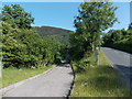 Access road to Pont Gwaithyrhaearn Farm north of Hollybush