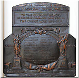 TQ3185 : Christ Church, Highbury Grove - War Memorial WWI by John Salmon