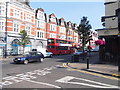 Green Lanes at the junction of Burgoyne Road