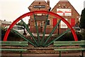 Colliery winding wheel