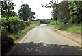 Church Lane junction with The Clumps