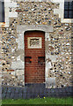 TL3313 : St Leonard, Bengeo - Blocked doorway by John Salmon