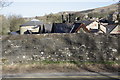 Eastern parapet of Brunt Acres Road railway bridge