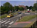 Road junction on the A417