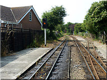 TR0929 : Platform end, Dymchurch station by Robin Webster