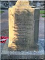 Trentham War Memorial Detail