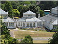 TQ1876 : Temperate House octagon from tree walkway, Kew Gardens by David Hawgood