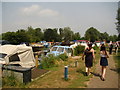 View of boats moored up at Paper Mill Lock from the path leading from the car park #8