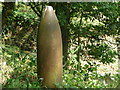 Old artillery or naval shell at Llanfilo