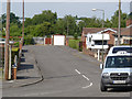 Lee Lane looking towards the site of the level crossing