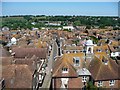 TQ9220 : View north-north-west from Rye Church tower by Christine Johnstone