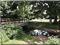 Road bridge across stream