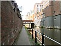 SJ8498 : Rochdale Canal approaching Aytoun Street by Gerald England