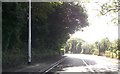 A44 through Llanbadarn Fawr