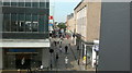 View down Exchange Street from the top floor of Primark on South Street