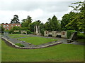 Manor Park: looking towards the war memorial