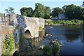 Llechryd bridge from road junction in Llechryd