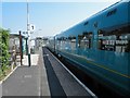 SH7779 : The arrival at Deganwy of the 14:08 from Llandudno by Steve  Fareham