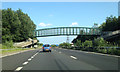 Footbridge over the southbound A404(M) south of Maidenhead