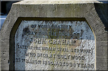 J4079 : John Graham's grave, Holywood (2) by Albert Bridge