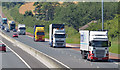 Lorries, M1, Ballyskeagh near Lambeg