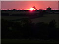 SU0210 : Knowlton: sunset over Brockington by Chris Downer