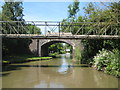 Ashby Canal: Gantry bridge crossing in Hinckley