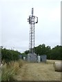 Communications mast off Sheepwash Lane