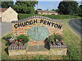 The village sign at Church Fenton