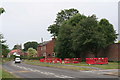 Roadworks on the way into West Ashby from Horncastle