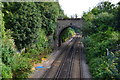 Railway bridge over railway line