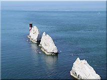 SZ2984 : The Needles, Isle of Wight by David Dixon