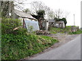 Derelict farmstead overlooking Bannfield Bog