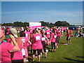 Queueing for the loos at the 2013 Truro Race for Life