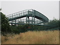 Footbridge over Railway - off Coronation Street