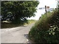 Road junction between Murchington and Chagford