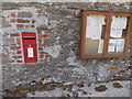 Postbox and noticeboard, Llanstephan