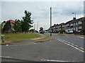 Morden Park:  Hillcross Avenue at the junction with Churston Drive