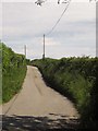 SX4261 : Lane to Colloggett Hill by Derek Harper