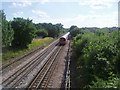 Train between Kingsbury and Wembley Park