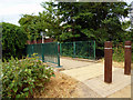 North Cheam:  footbridge over Pyl Brook