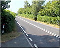 Road to Erwood from the entrance to Gromain Fishing Lodge