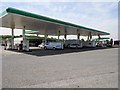 SP3457 : Fuel Forecourt, Warwick Services, Southbound M40 by David Dixon