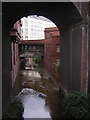 SJ8497 : Manchester: River Medlock from Oxford Road by Christopher Hilton