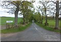 Road to Whitehouse Farm and Mertoun Newstead