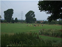 SK5034 : Playing field near the River Erewash by JThomas